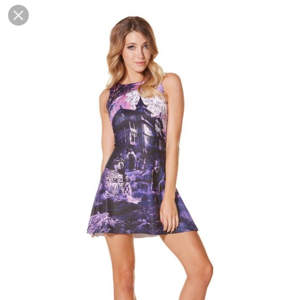 Blackmilk Haunted House Purple Play Dress